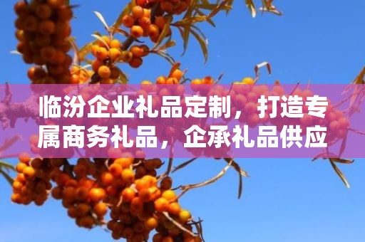 临汾企业礼品定制，打造专属商务礼品，企承礼品供应链助力企业发展